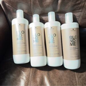 Schwarzkopf BLONDME Premium Developer Bundle - White & Beige Bottles
